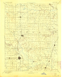 1894 Map of Butler, 1905 Print