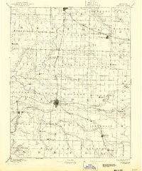 1894 Map of Carthage, 1943 Print