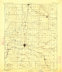 1894 Map of Carthage, 1913 Print