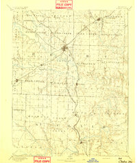 Download a high-resolution, GPS-compatible USGS topo map for Clinton, MO (1894 edition)