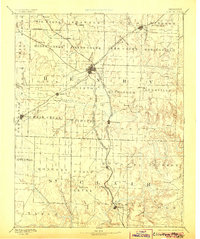 1894 Map of Benton County, MO, 1905 Print