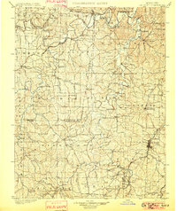 1901 Map of De Soto
