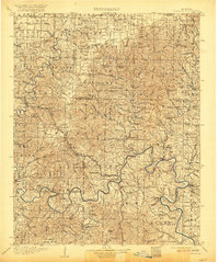 Download a high-resolution, GPS-compatible USGS topo map for Forsyth, MO (1921 edition)