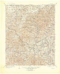 Download a high-resolution, GPS-compatible USGS topo map for Forsyth, MO (1945 edition)