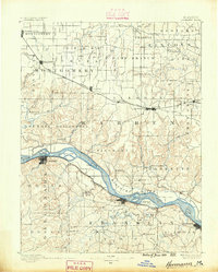 1890 Map of Hermann