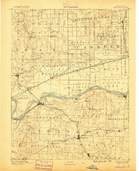 1889 Map of Lexington