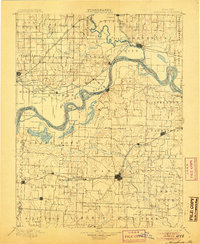 1901 Map of Marshall, 1905 Print