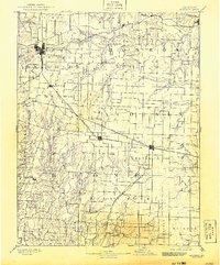 1890 Map of Moberly, MO, 1943 Print