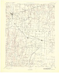 1890 Map of Moberly, 1926 Print