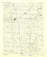 1894 Map of Nevada, 1934 Print