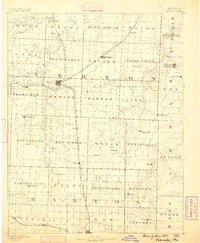 1886 Map of Nevada