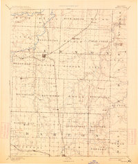 1894 Map of Nevada, 1914 Print