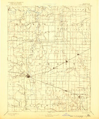 1890 Map of Perry, 1921 Print
