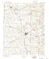 1894 Map of Sedalia, 1939 Print
