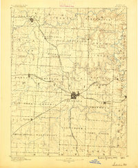 1887 Map of Sedalia