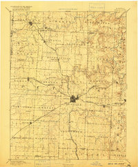 1894 Map of Sedalia, 1916 Print