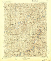 1903 Map of Sullivan, 1943 Print