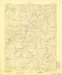 1888 Map of Tuscumbia