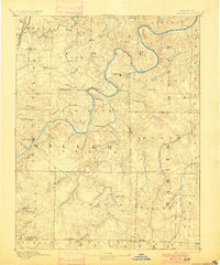 1894 Map of Tuscumbia, 1900 Print