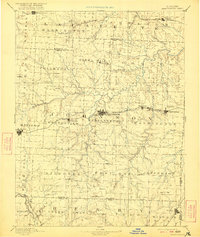 1894 Map of Warrensburg, 1921 Print