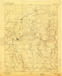 1894 Map of Bent Tree Harbor, MO, 1916 Print