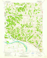 Download a high-resolution, GPS-compatible USGS topo map for Amazonia, MO (1963 edition)