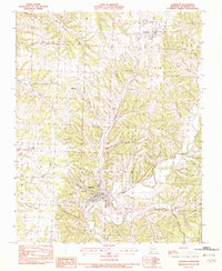 Download a high-resolution, GPS-compatible USGS topo map for Anderson, MO (1982 edition)