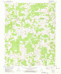 Download a high-resolution, GPS-compatible USGS topo map for Anutt, MO (1981 edition)