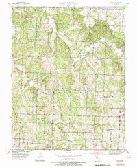 Download a high-resolution, GPS-compatible USGS topo map for Arnica, MO (1983 edition)