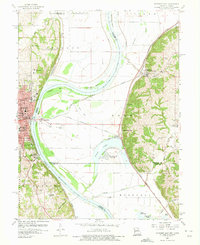 Download a high-resolution, GPS-compatible USGS topo map for Atchison East, MO (1975 edition)