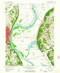 Download a high-resolution, GPS-compatible USGS topo map for Atchison East, MO (1961 edition)