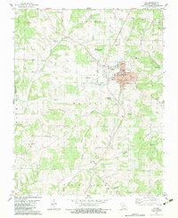 Download a high-resolution, GPS-compatible USGS topo map for Ava, MO (1983 edition)