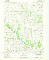 Download a high-resolution, GPS-compatible USGS topo map for Azen, MO (1972 edition)
