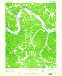 Download a high-resolution, GPS-compatible USGS topo map for Bagnell, MO (1960 edition)