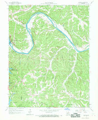 Download a high-resolution, GPS-compatible USGS topo map for Bagnell, MO (1969 edition)