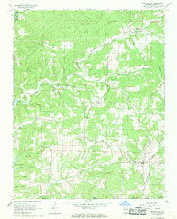 preview thumbnail of historical topo map of Bakersfield, MO in 1968