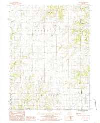 preview thumbnail of historical topo map of Daviess County, MO in 1984