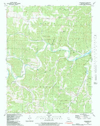 Download a high-resolution, GPS-compatible USGS topo map for Barnumton, MO (1983 edition)
