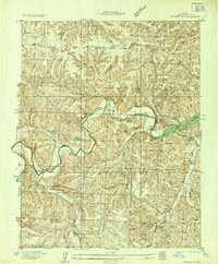 Download a high-resolution, GPS-compatible USGS topo map for Barnumton, MO (1935 edition)