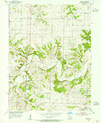 preview thumbnail of historical topo map of Pettis County, MO in 1953