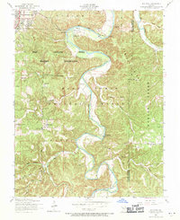 Download a high-resolution, GPS-compatible USGS topo map for Big Piney, MO (1971 edition)