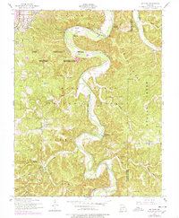 Download a high-resolution, GPS-compatible USGS topo map for Big Piney, MO (1977 edition)