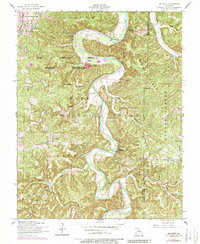 preview thumbnail of historical topo map of Pulaski County, MO in 1954