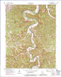 Download a high-resolution, GPS-compatible USGS topo map for Big Piney, MO (1981 edition)