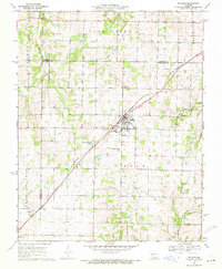 Download a high-resolution, GPS-compatible USGS topo map for Billings, MO (1971 edition)