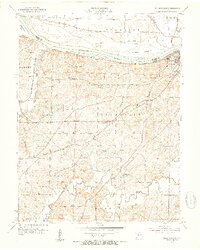 1953 Map of Billingsville, 1954 Print