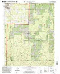 preview thumbnail of historical topo map of Birch Tree, MO in 1997