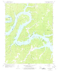 Download a high-resolution, GPS-compatible USGS topo map for Bollinger Creek, MO (1975 edition)