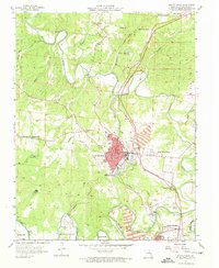 Download a high-resolution, GPS-compatible USGS topo map for Bonne Terre, MO (1973 edition)