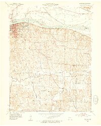 1952 Map of Boonville, MO, 1953 Print